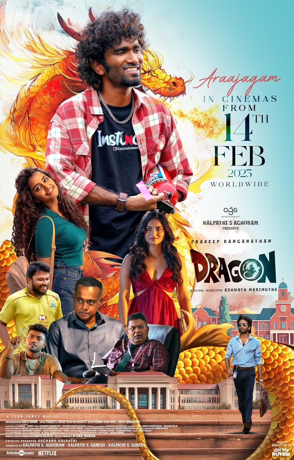 Free Dragon (2025) (Hindi + Tamil) Daul Audio UnCut South Movie HD ESub – FILMYFLY